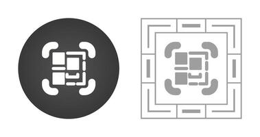 qr code scanner vecteur icône