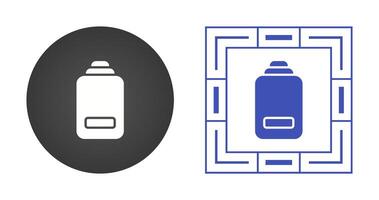 icône de vecteur de batterie faible