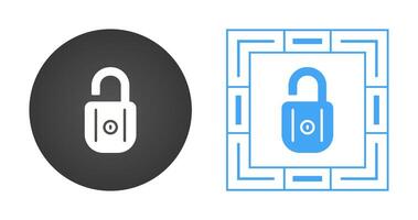 déverrouiller l'icône de vecteur