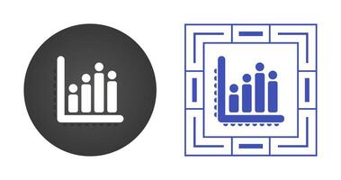icône de vecteur de graphique à barres