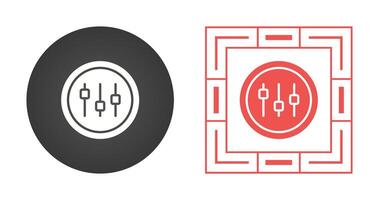 icône de vecteur d'égaliseur de musique