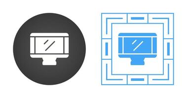 icône de vecteur de moniteur