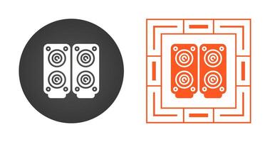 icône de vecteur de haut-parleurs