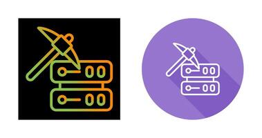 icône de vecteur d & # 39; extraction de données