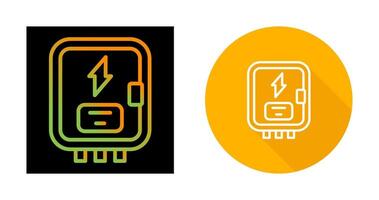 icône de vecteur de panneau électrique