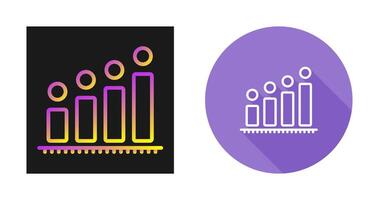 icône de vecteur de graphique à barres