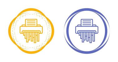 icône de vecteur de déchiqueteuse