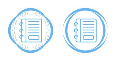 icône de vecteur de bloc-notes