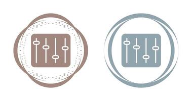 icône de vecteur d'égaliseur