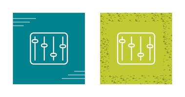 icône de vecteur d'égaliseur