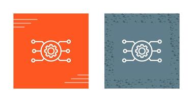 réseau configuration vecteur icône