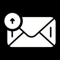 icône de vecteur de boîte d'envoi
