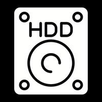 hdd vecteur icône