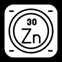 zinc vecteur icône