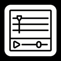 icône de vecteur de chronologie