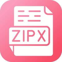 zipx vecteur icône