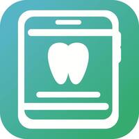 dentiste app vecteur icône