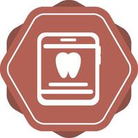 dentiste app vecteur icône