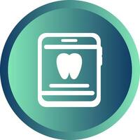 dentiste app vecteur icône