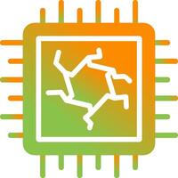 icône de vecteur de processeur