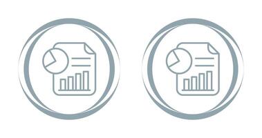 analytique rapport vecteur icône