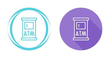 icône de vecteur de distributeur automatique de billets