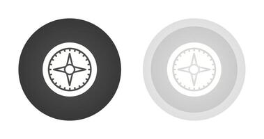 icône de vecteur de boussole