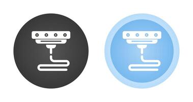 Icône de vecteur d'imprimante 3D