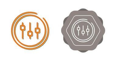 icône de vecteur d'égaliseur de musique