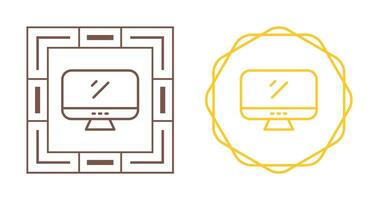 icône de vecteur de moniteur