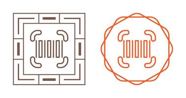 icône de vecteur de scanner de codes à barres