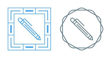 icône de vecteur de stylo