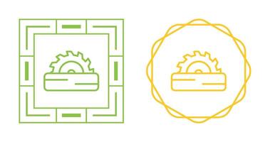 icône de vecteur de scie circulaire