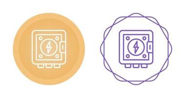 icône de vecteur de panneau électrique