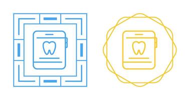 dentiste app vecteur icône