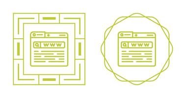 icône de vecteur web mondial