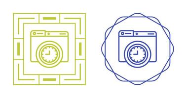 icône de vecteur d & # 39; horloge