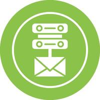 email serveur vecteur icône