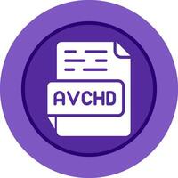 avchd vecteur icône