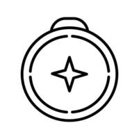 icône de vecteur de boussole