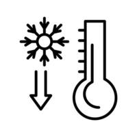 icône de vecteur de thermomètre