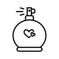 icône de vecteur de parfum