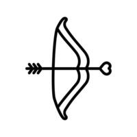 icône de vecteur de tir à l'arc