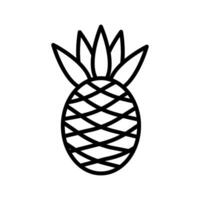 icône de vecteur d'ananas