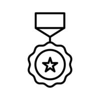 icône de vecteur de médaille