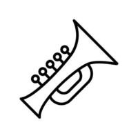 icône de vecteur de tuba