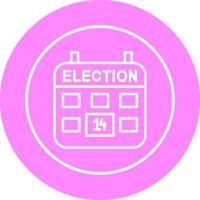 icône de vecteur de jour d'élection