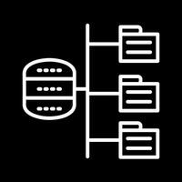 Les données structure vecteur icône