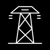 icône de vecteur de ligne électrique