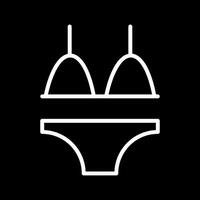 icône de vecteur de bikini